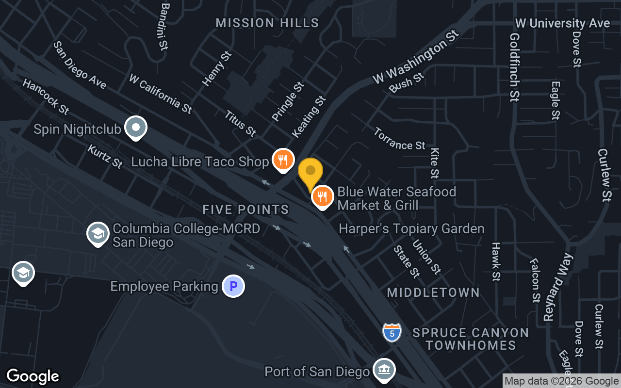 Map of Shakespeare Pub
