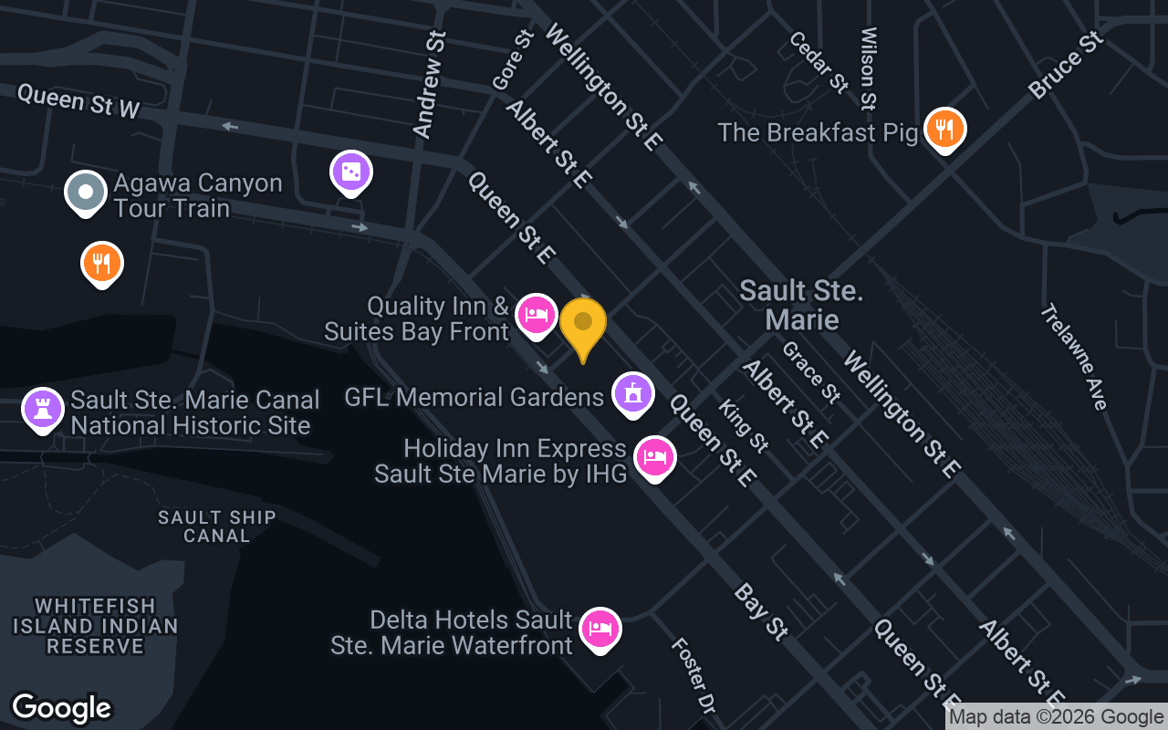 Map of Shooters Downstairs Lounge