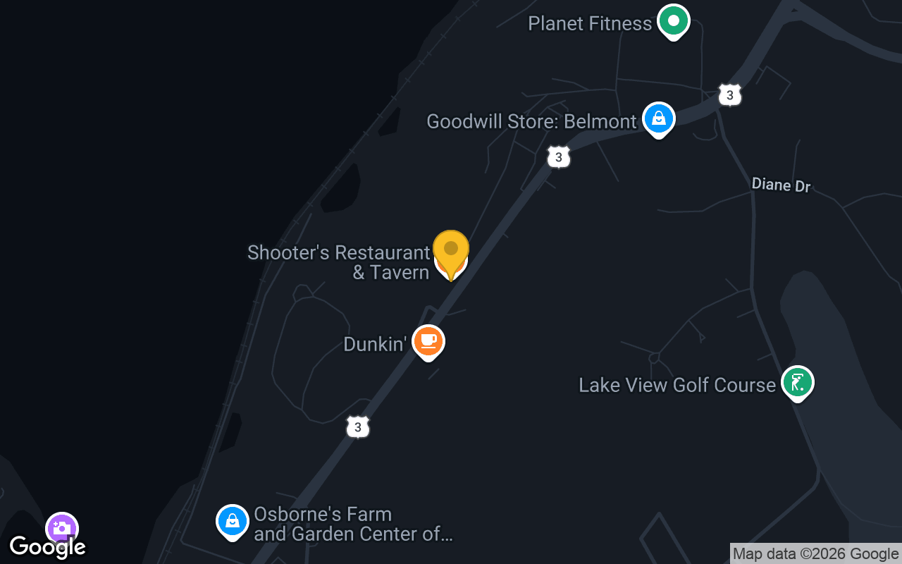 Map of Shooters Tavern
