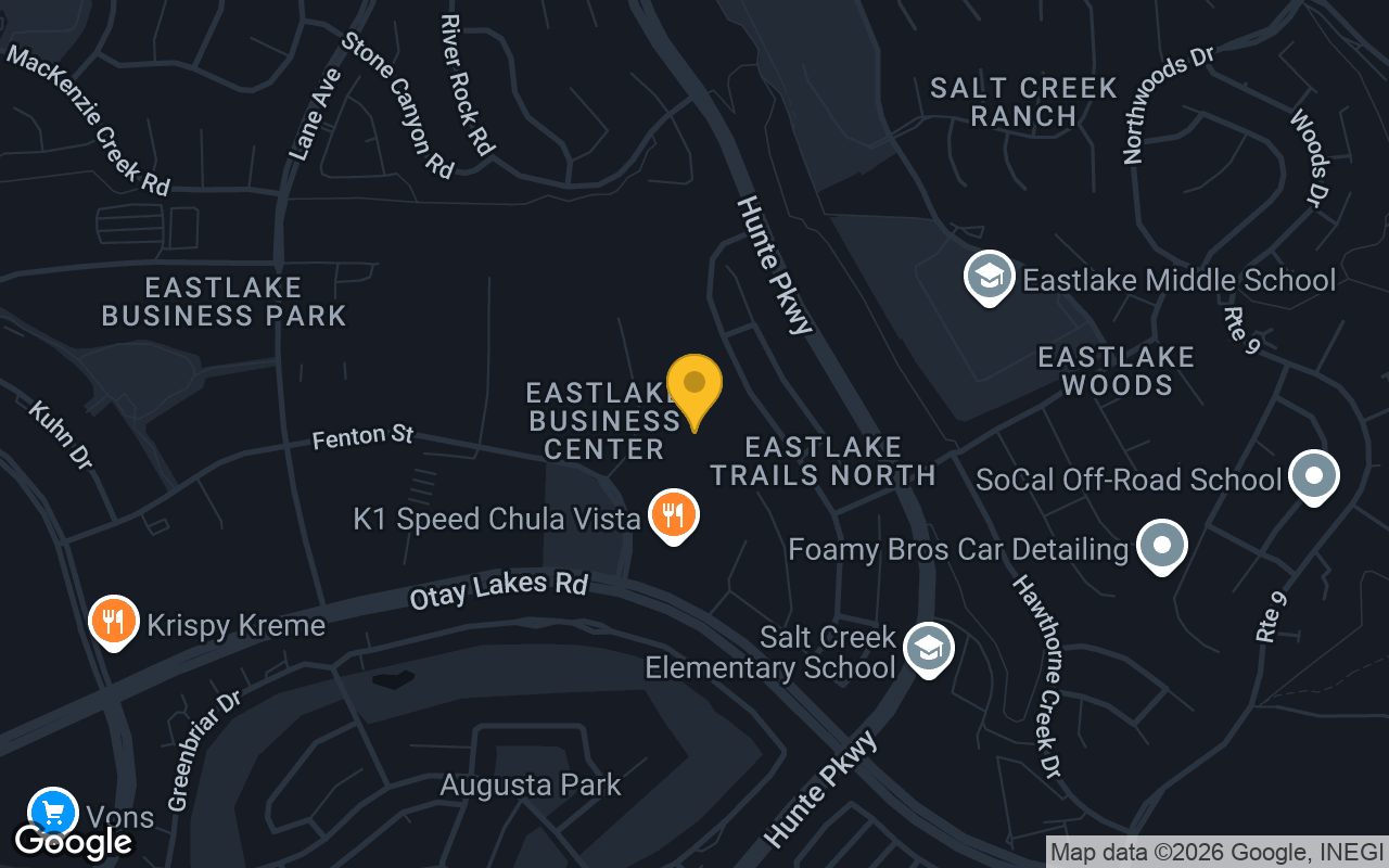 Map of Sky Zone San Diego