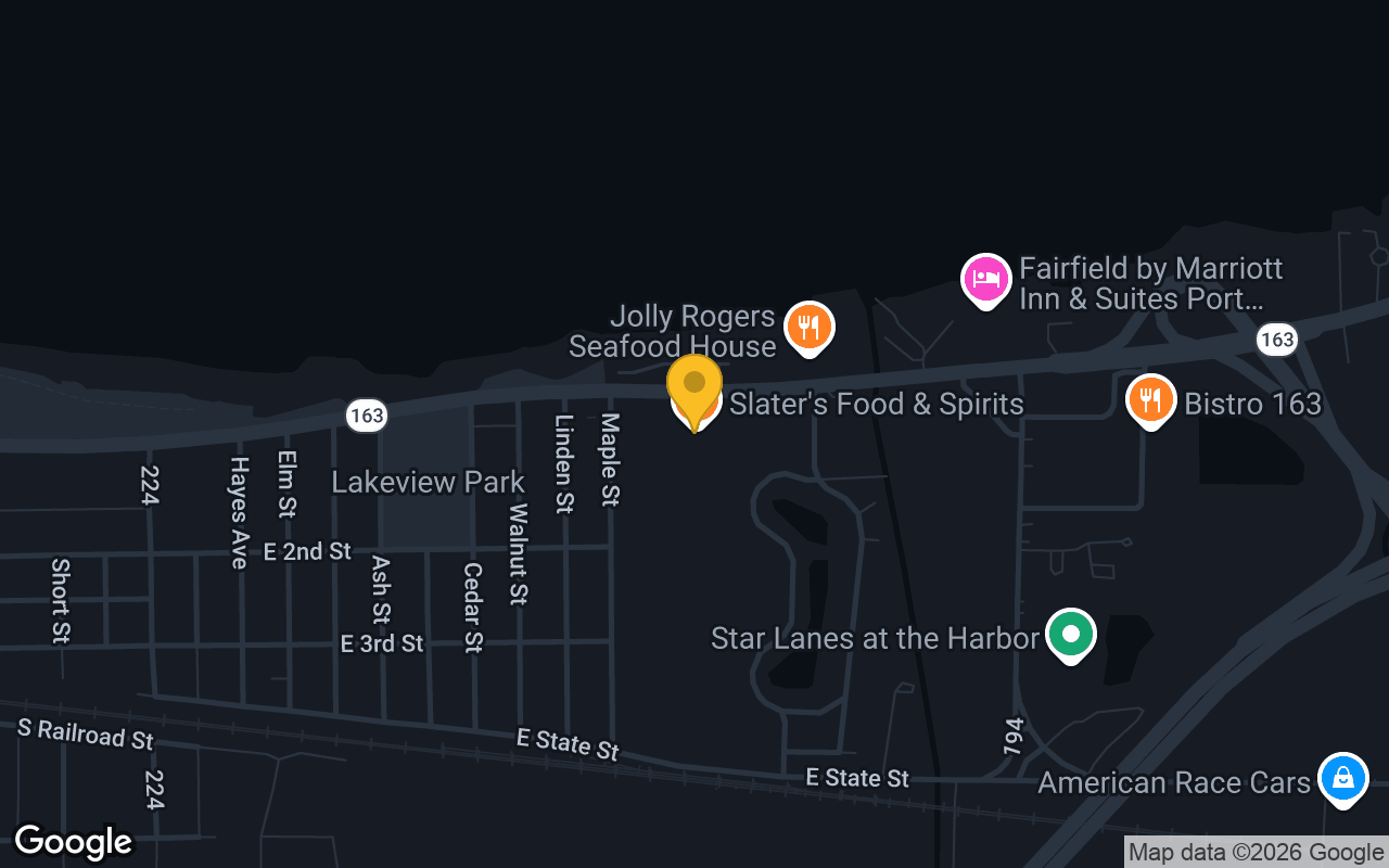 Map of Slater's Food & Spirits