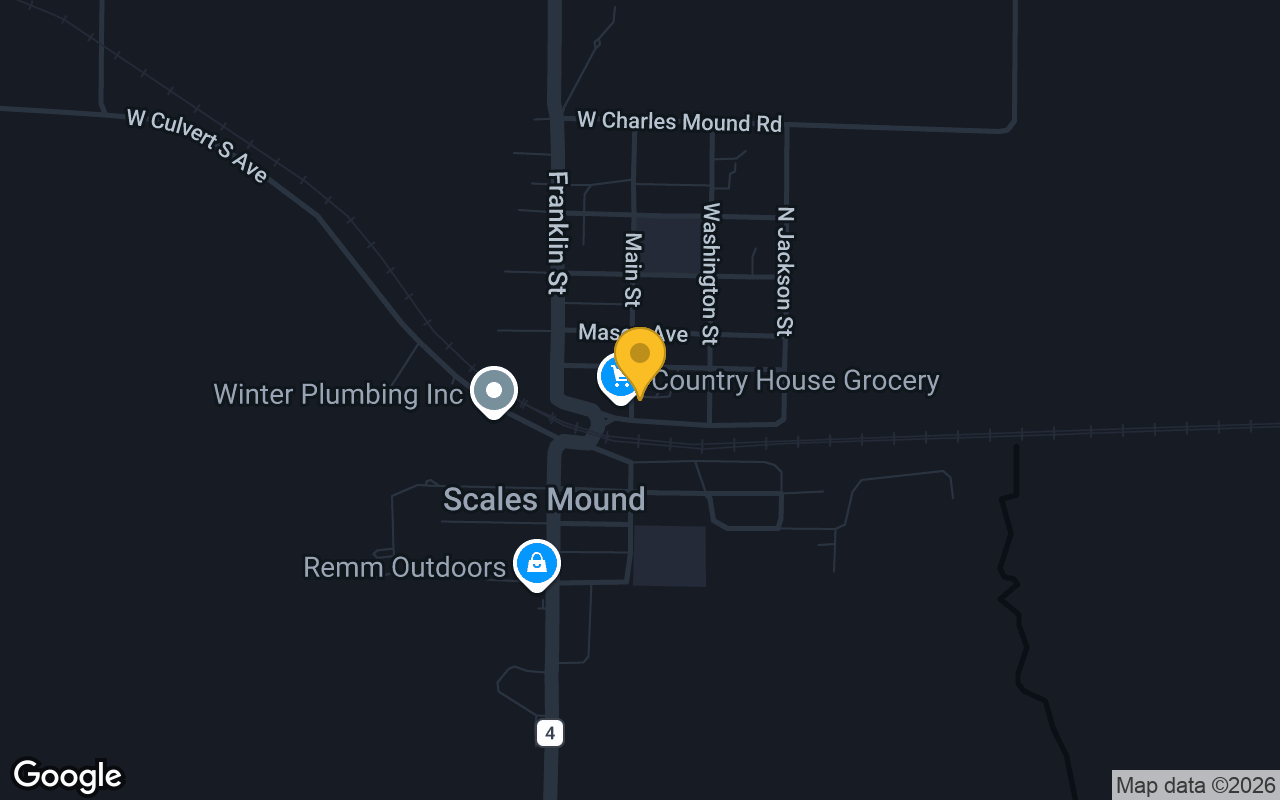 Map of Spud's Northside Saloon