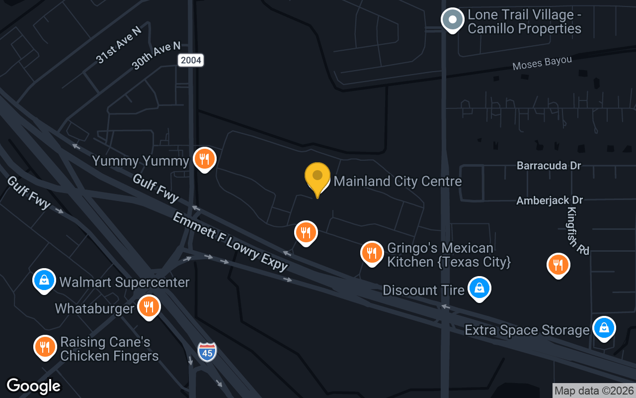 Map of Stuttgarden Tavern Texas City