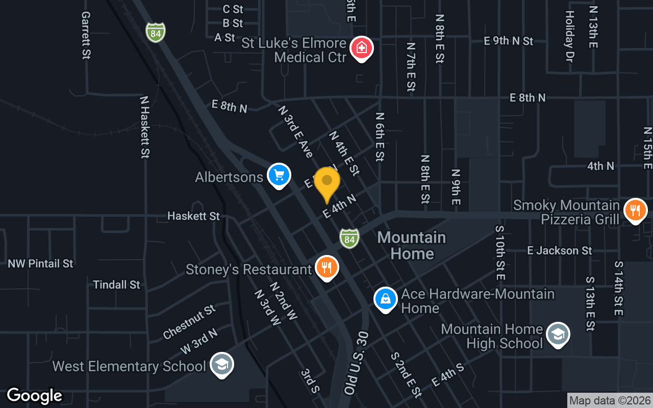 Map of Sunset Sports Bar