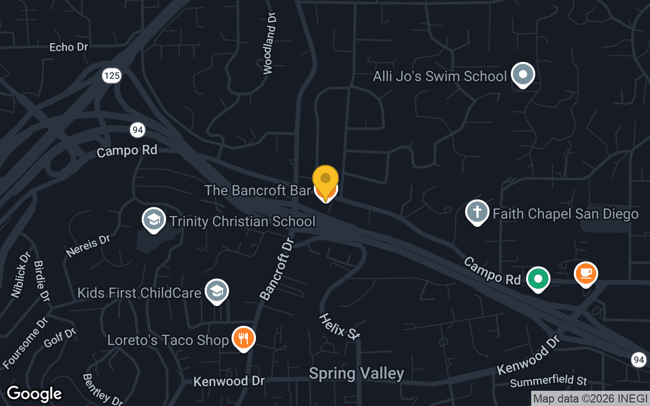 Map of The Bancroft
