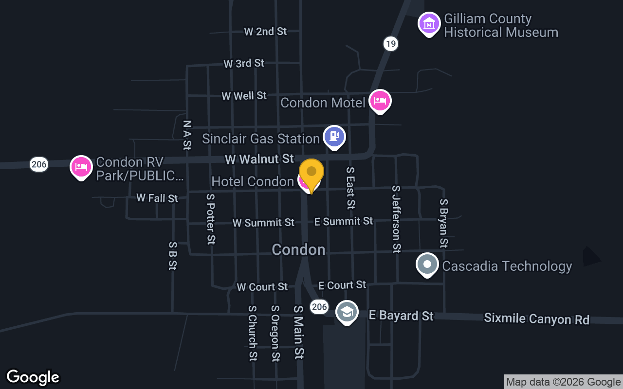 Map of The Buckhorn Saloon