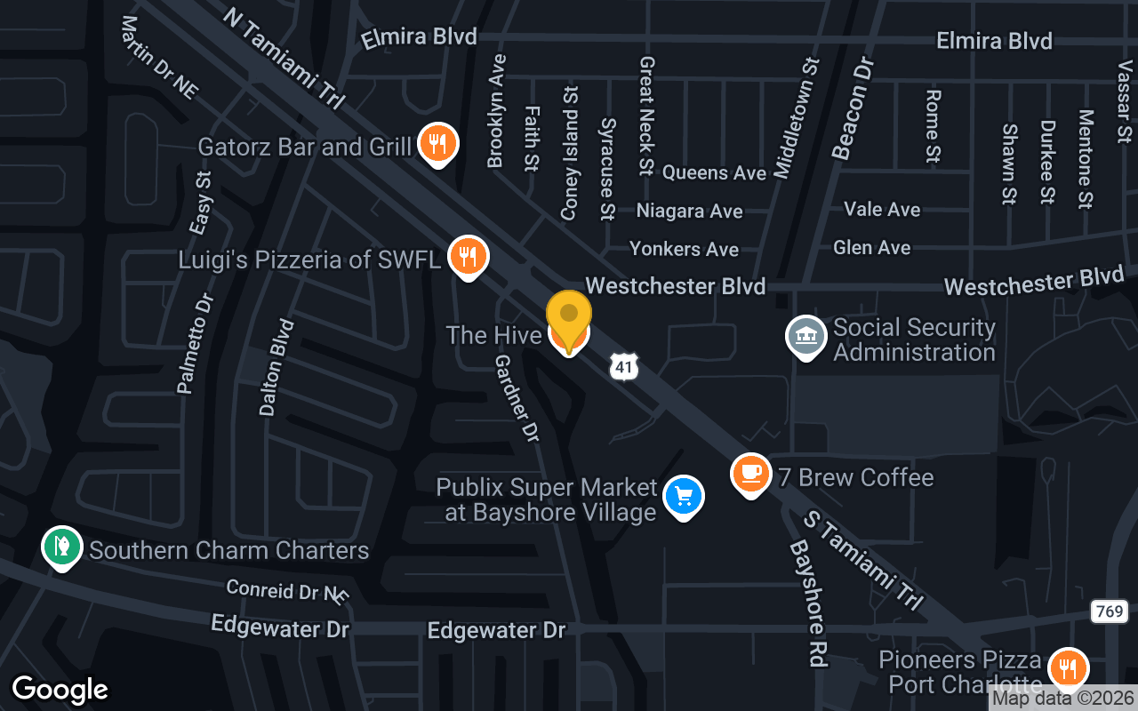 Map of The Hive