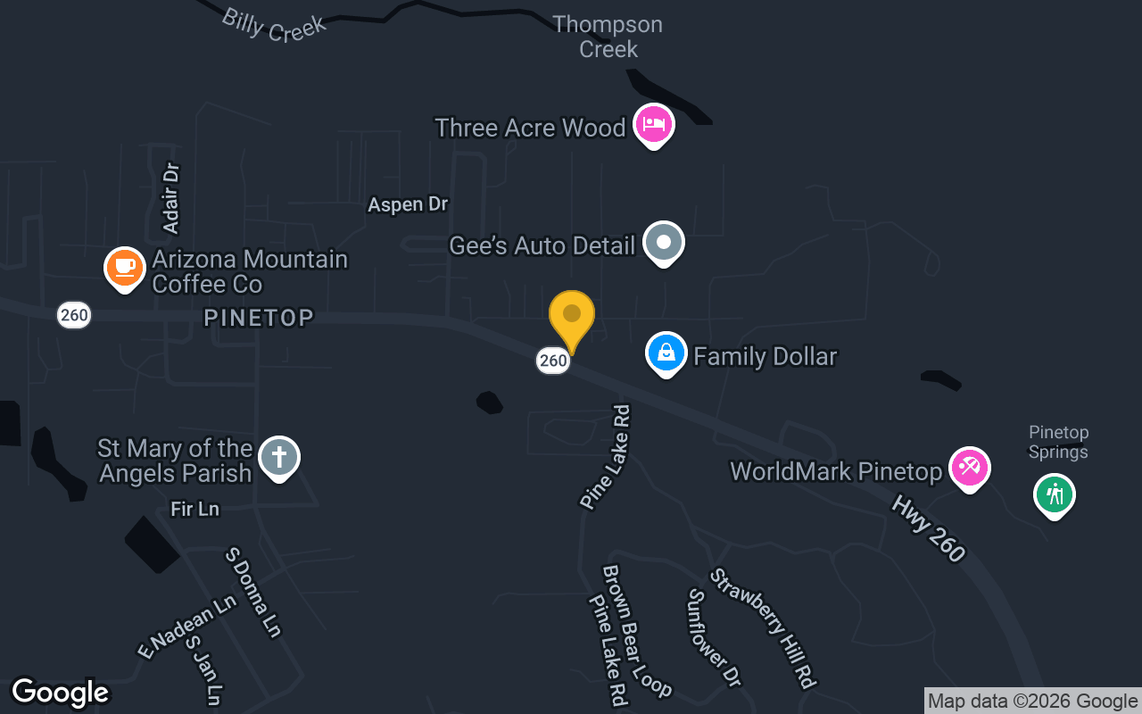 Map of The Lions Den Bar & Grill