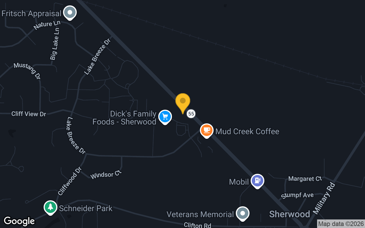 Map of The Outpost Pub