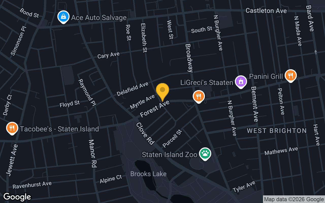 Map of The Point Tavern