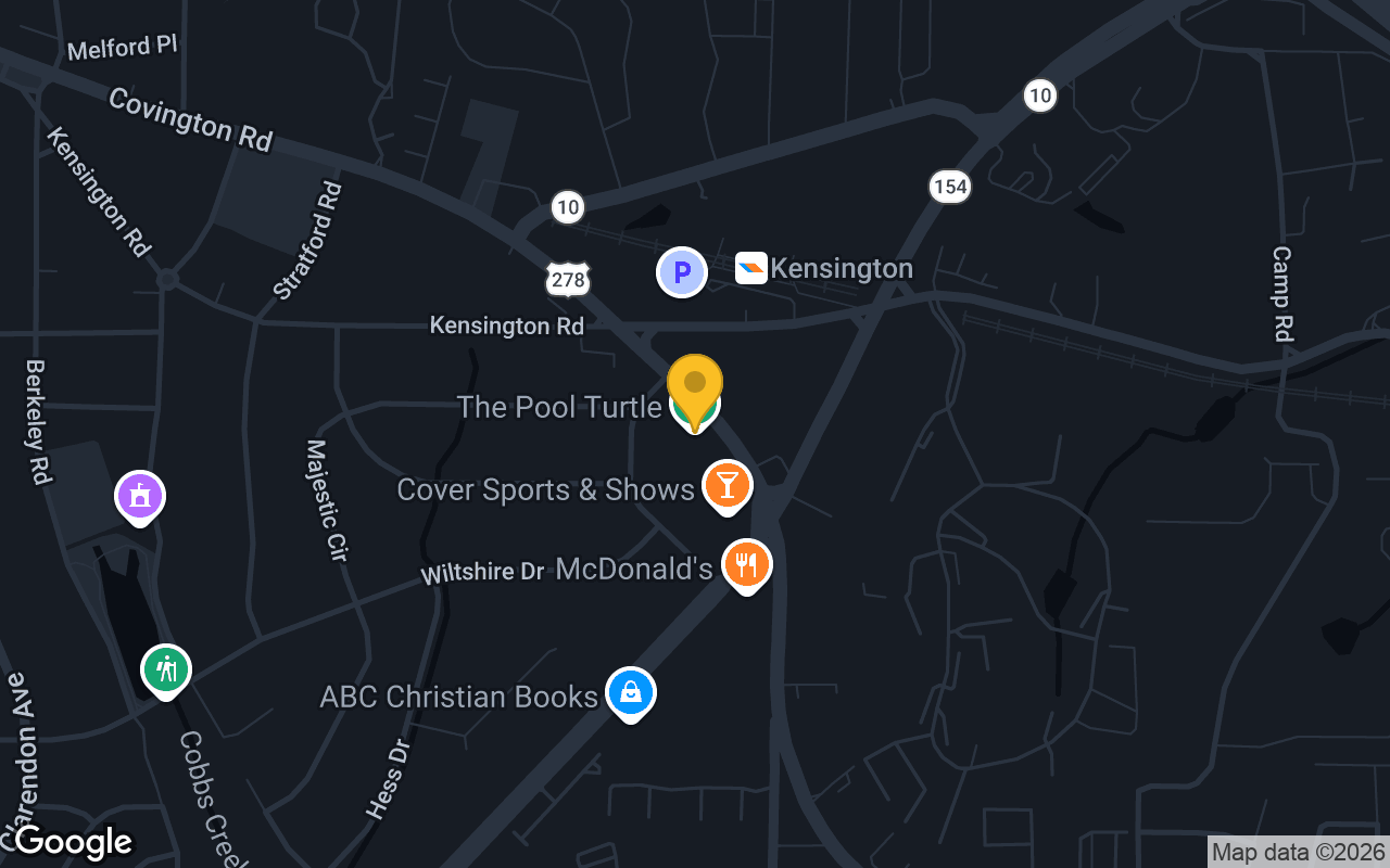 Map of The Pool Turtle