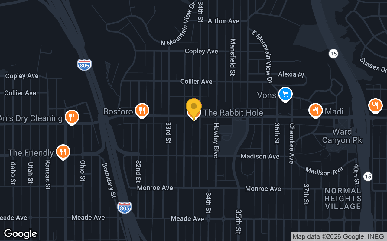 Map of The Rabbit Hole