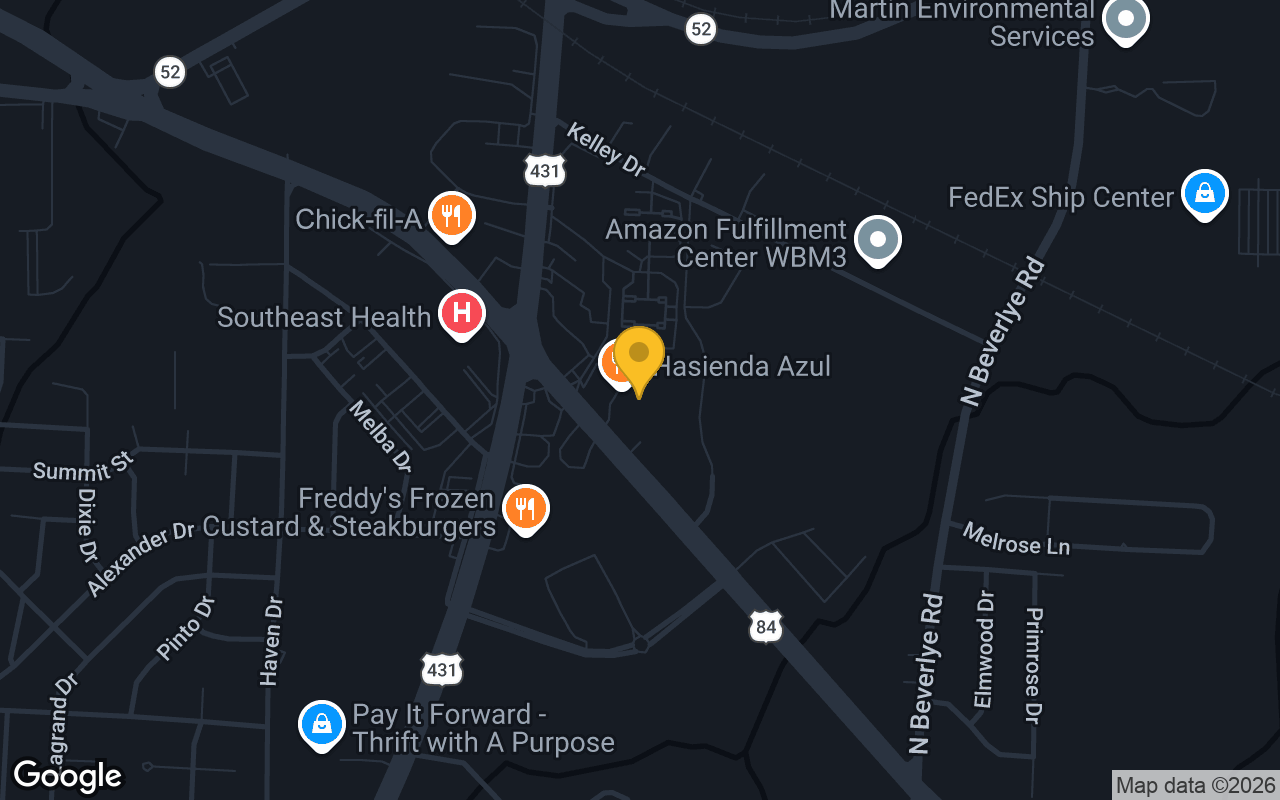 Map of The Recovery Room Bar