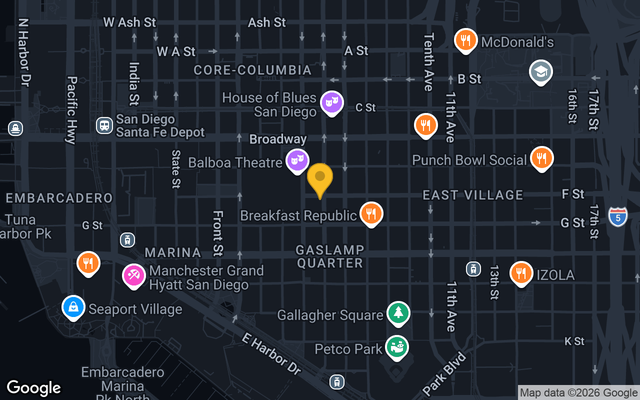 Map of The Tipsy Crow