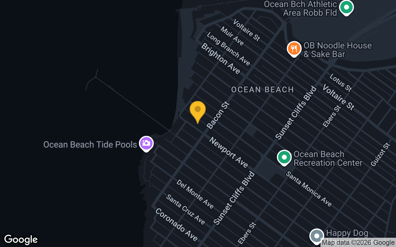 Map of Tony's Martini Bar