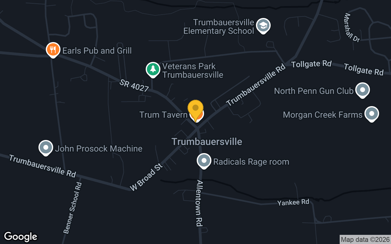 Map of Trum Tavern