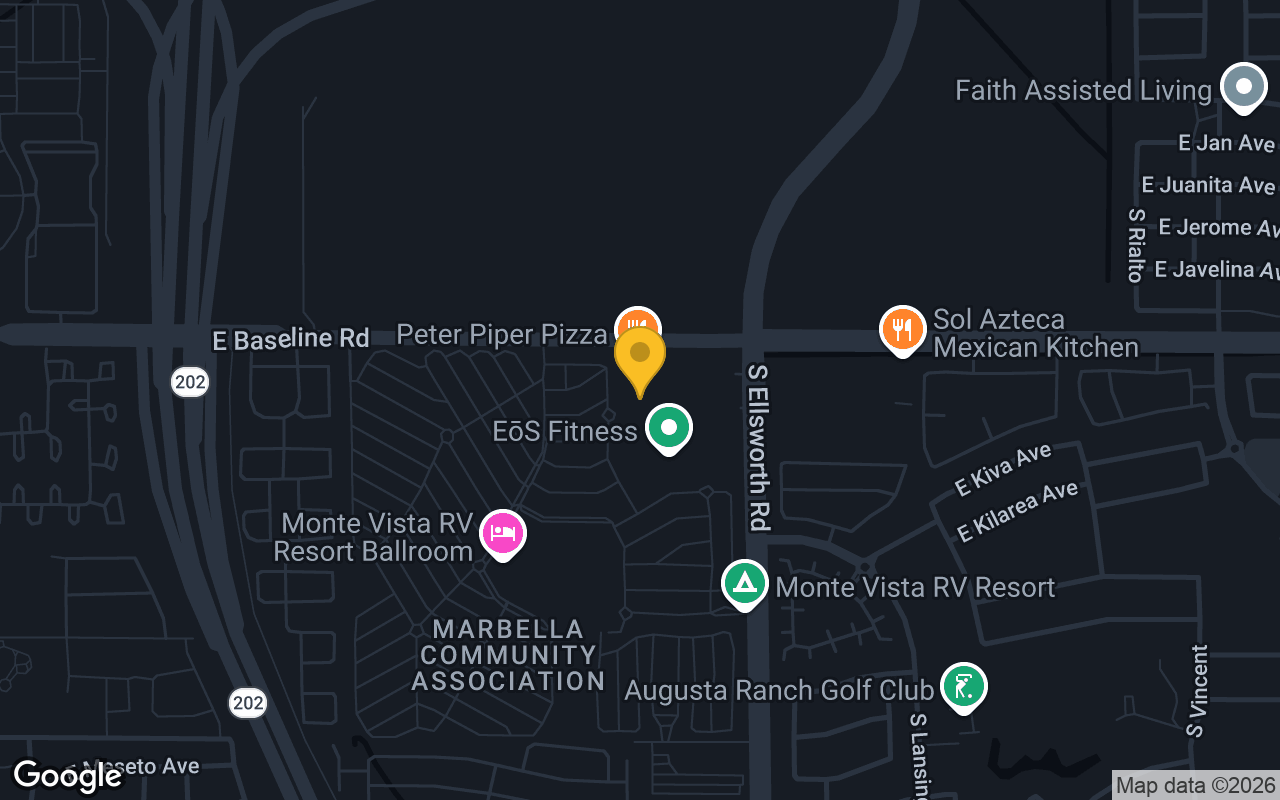 Map of Uncle Bear's Grill & Bar Mesa