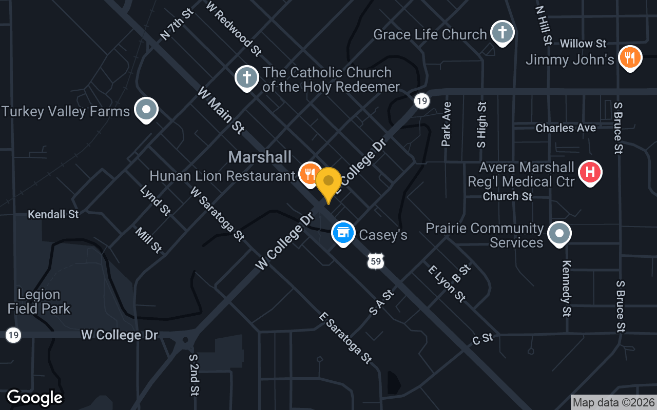 Map of Varsity Pub