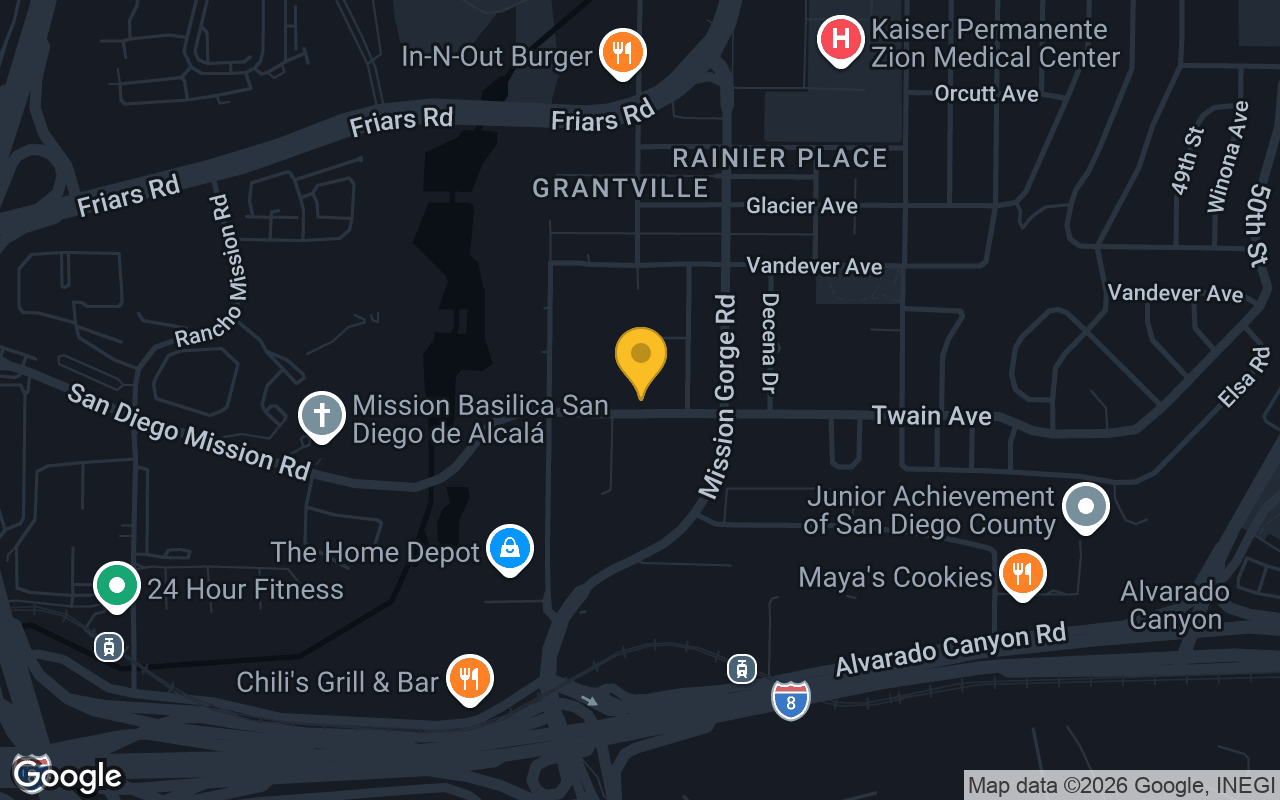 Map of VFW Post 3787