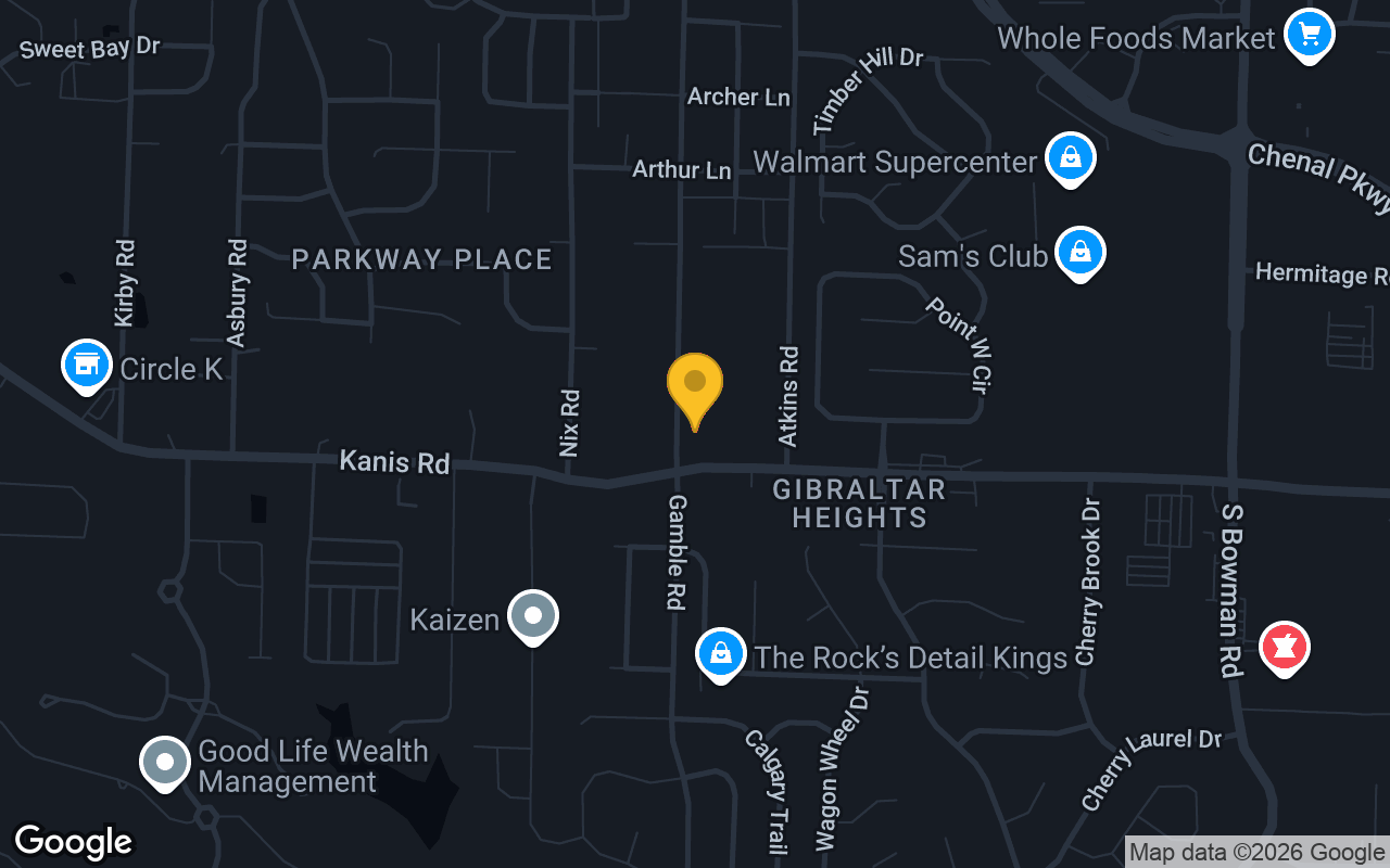 Map of VFW POST 9095