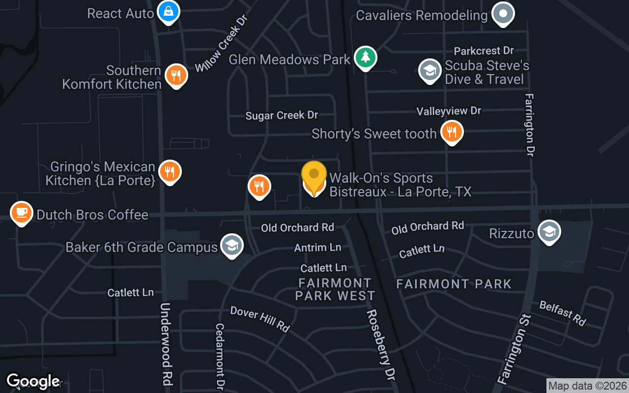 Map of WalkOn's Sports La Porte