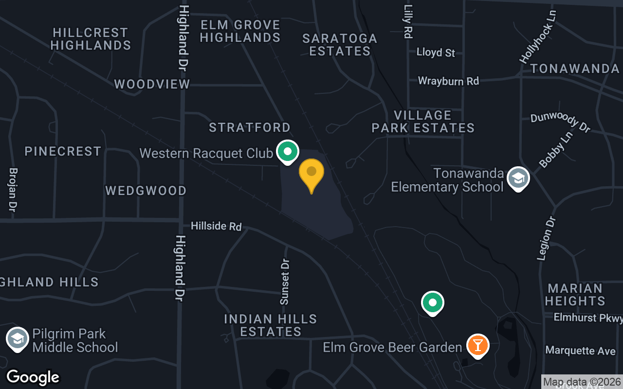 Map of Western Racquet Club