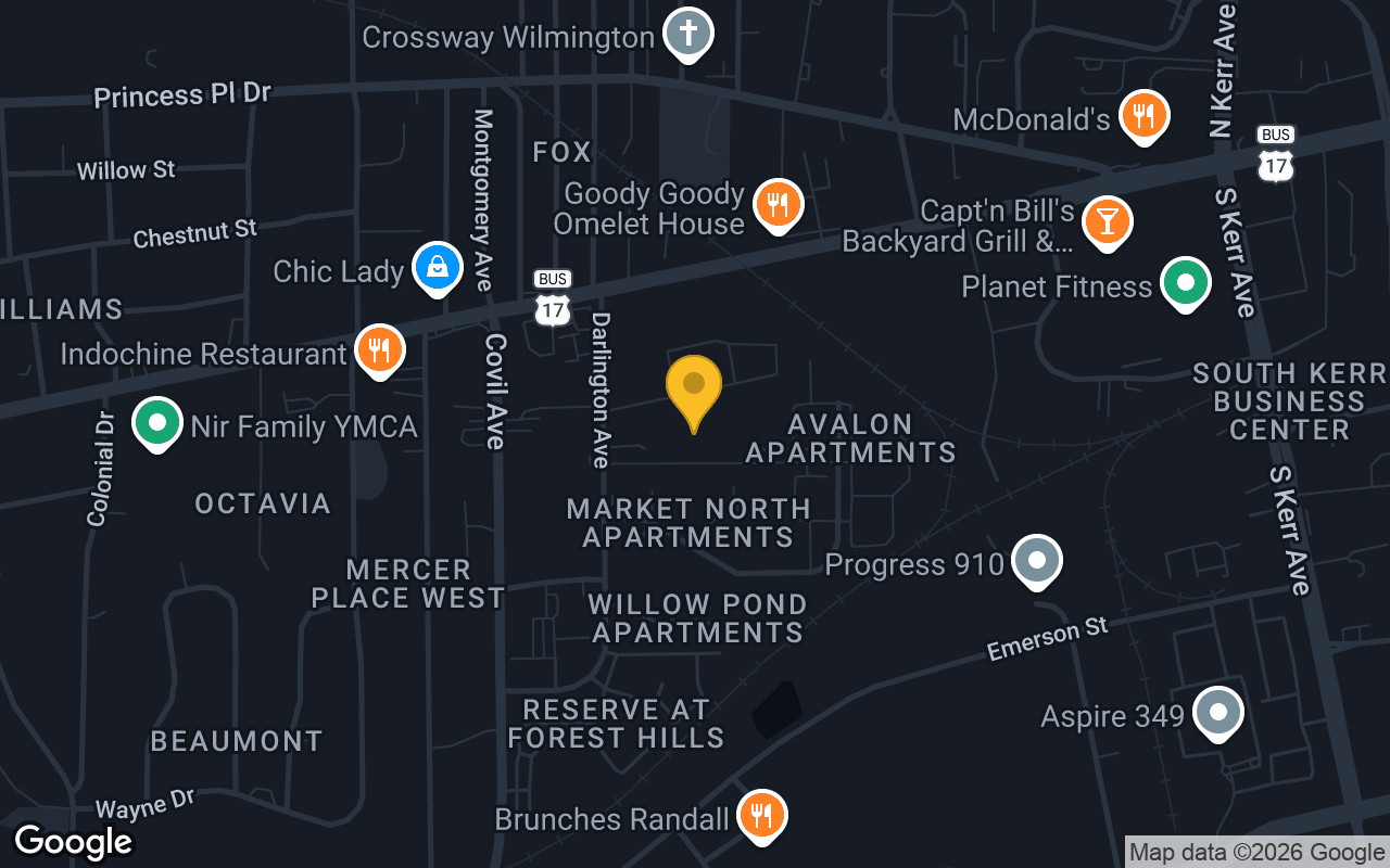 Map of Whiskey trail midtown