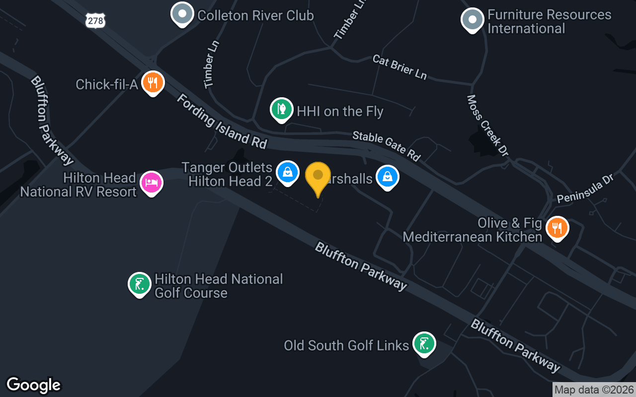 Map of X Golf Hilton Head  Bluffton
