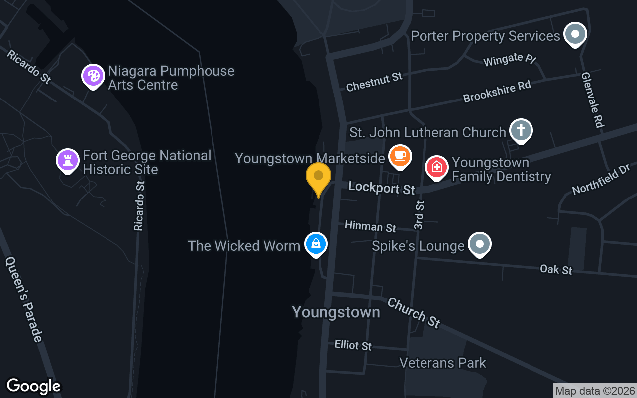 Map of Youngstown Yacht Club